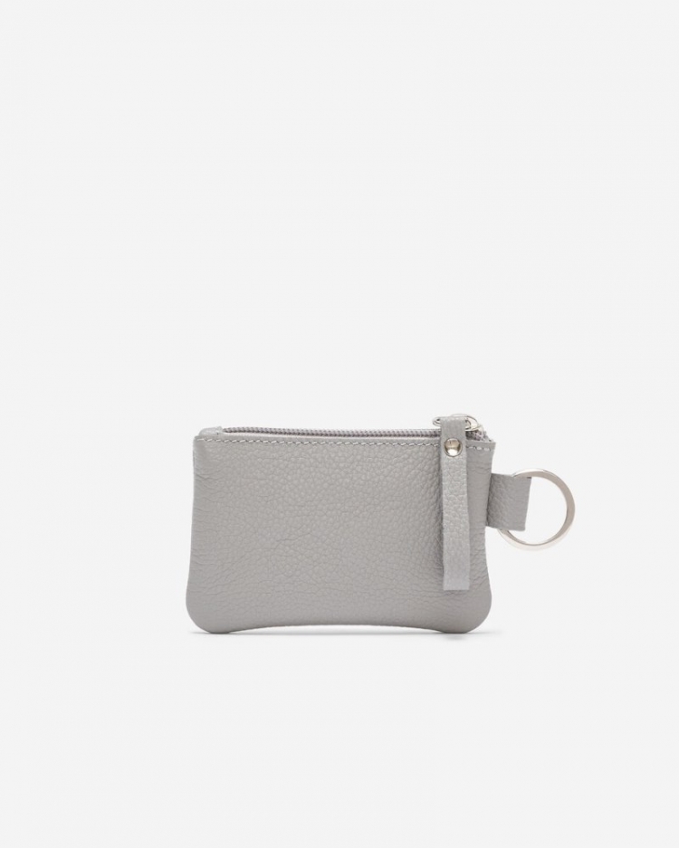 Roots Top Zip Pouch Cervino - PEBBLE - Click Image to Close