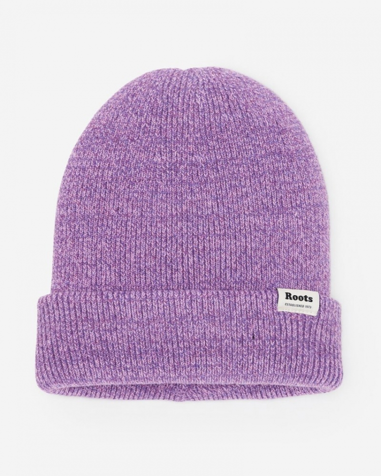 Roots Cozy Knit Toque - PASTEL LILAC MIX - Click Image to Close