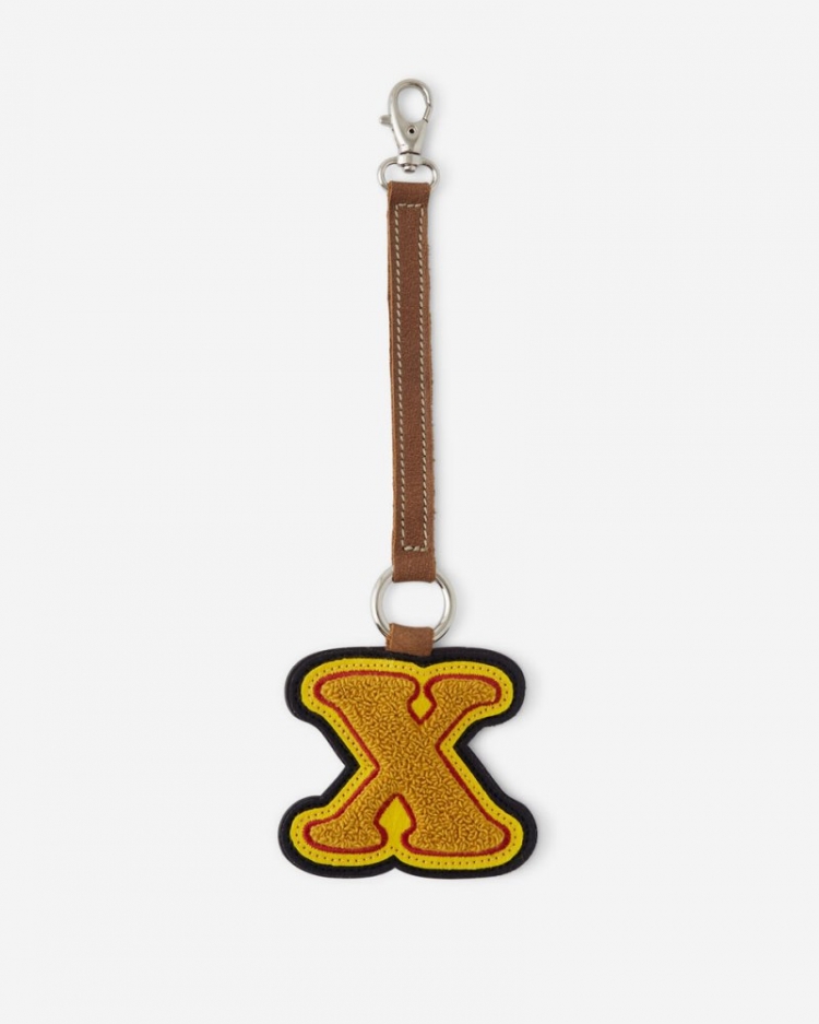 Roots Chenille Letter Charm - X - Click Image to Close
