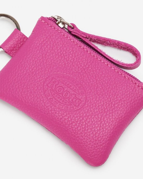 Roots Top Zip Pouch Cervino - PINK ORCHID