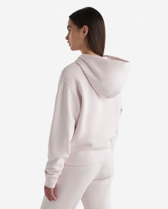 Roots Organic Original Relaxed Full Zip Hoodie - PINK PEARL