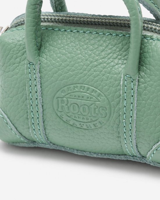 Roots Upcycle Banff Bag Charm Cervino - EUCALYPTUS GREEN