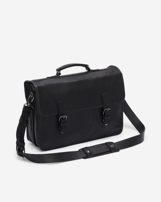 Roots The Original Briefcase Cervino - BLACK