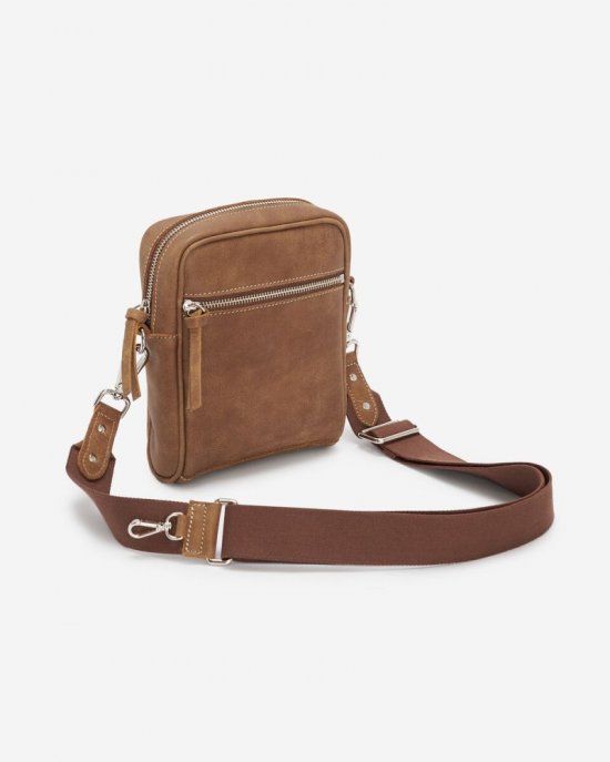 Roots Essential Crossbody Tribe - NATURAL