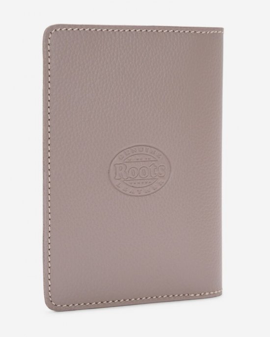 Roots Passport Card Cover Cervino - TAUPE/BLACK