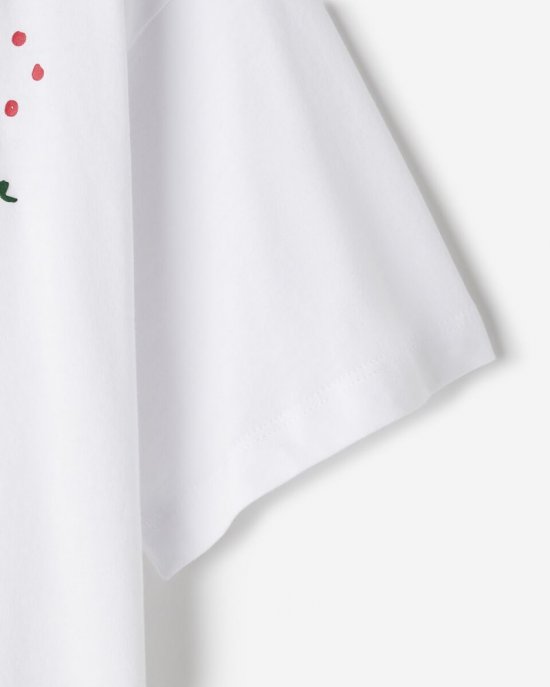 Roots Womens Market T-Shirt - WHITE