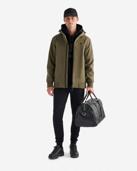Roots Cooper Novelty Kanga Hoodie - BLACK