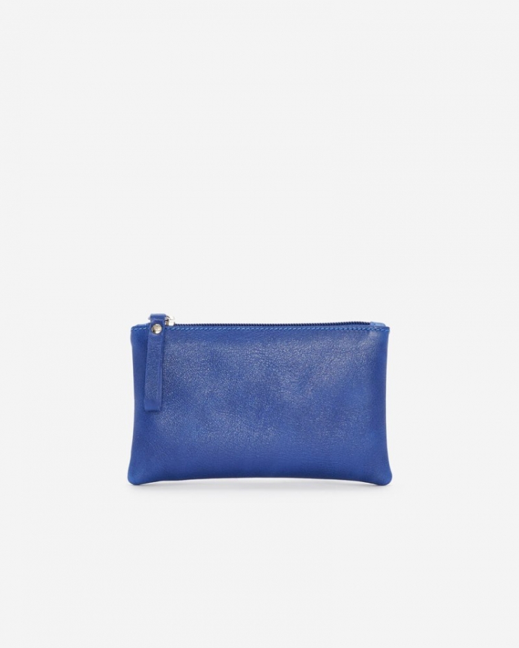 Roots Medium Zip Pouch Mirage - ROYAL BLUE - Click Image to Close