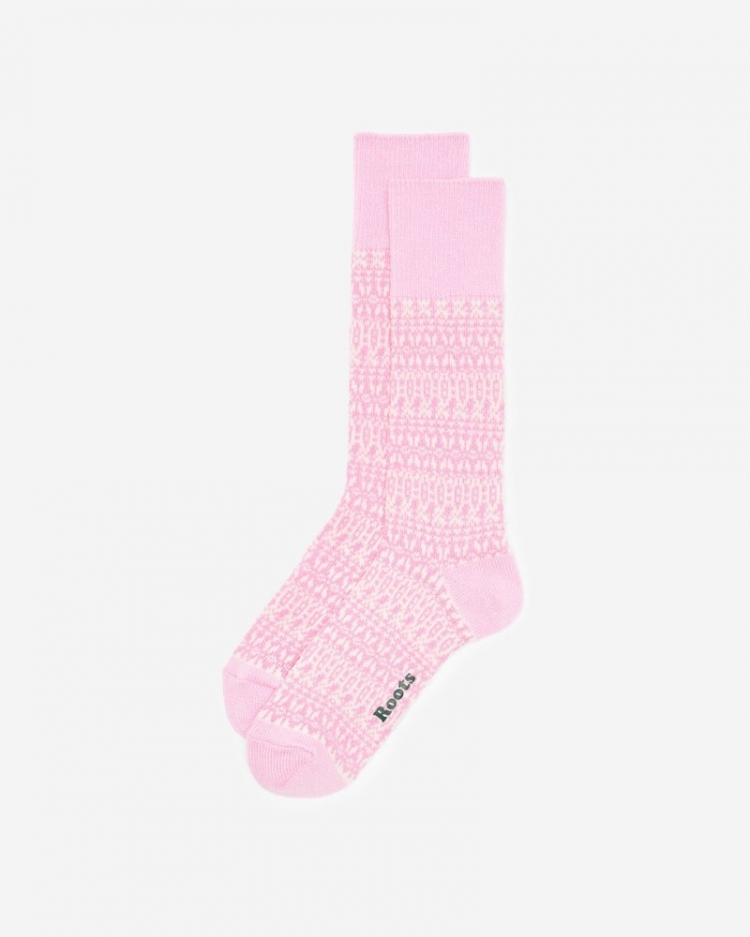 Roots Adult Roots Remy Sock - PRISM PINK - Click Image to Close