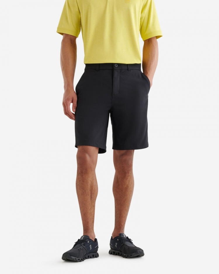 Roots Park Tech Short 9.5 Inch - BLACK - Click Image to Close