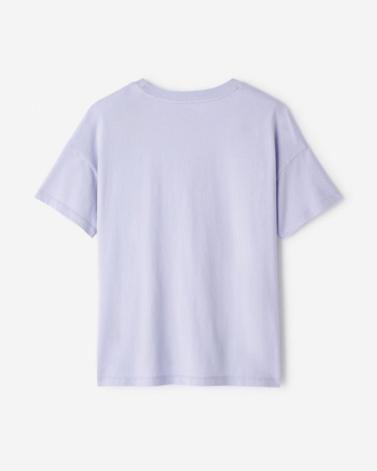 Roots Womens Organic Relaxed Cooper T-Shirt - COSMIC SKY