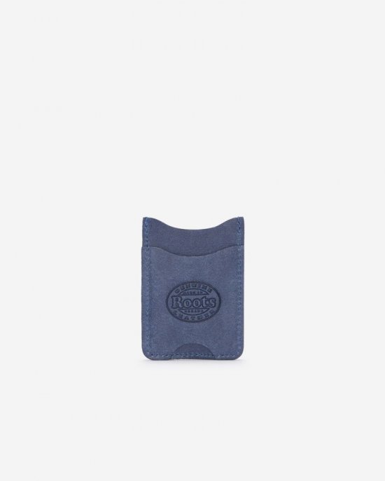 Roots Two Sided Card Holder Tribe - ROYAL BLUE
