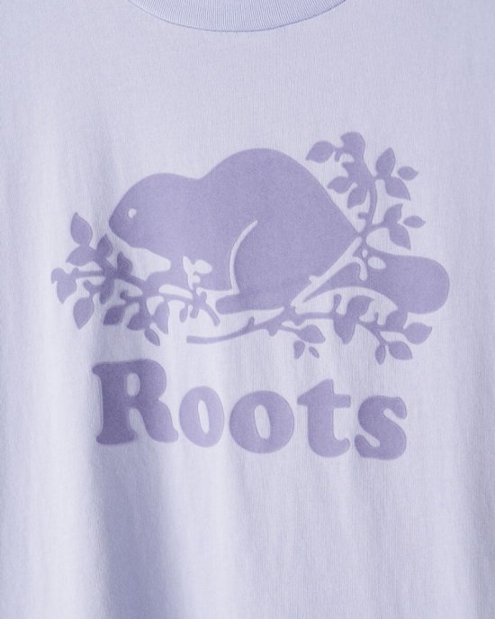 Roots Womens Organic Relaxed Cooper T-Shirt - COSMIC SKY