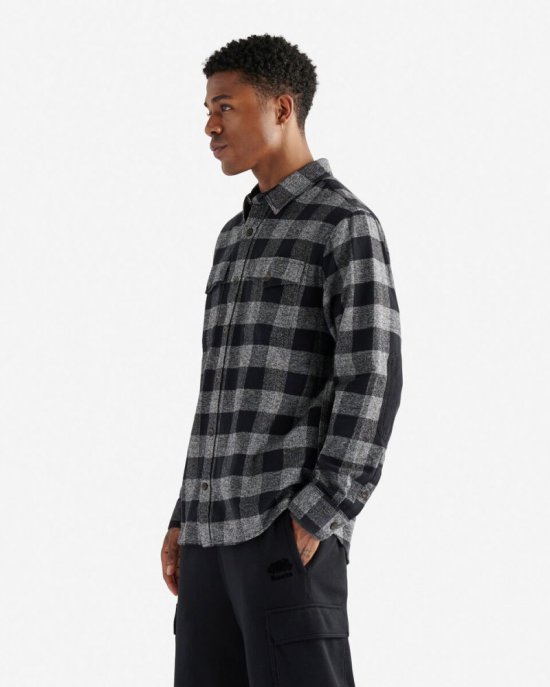 Roots Park Plaid Shirt - SALT & PEPPER