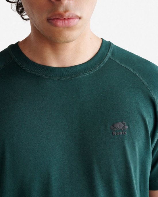 Roots Renew Short Sleeve T-Shirt - VARSITY GREEN PEPPER