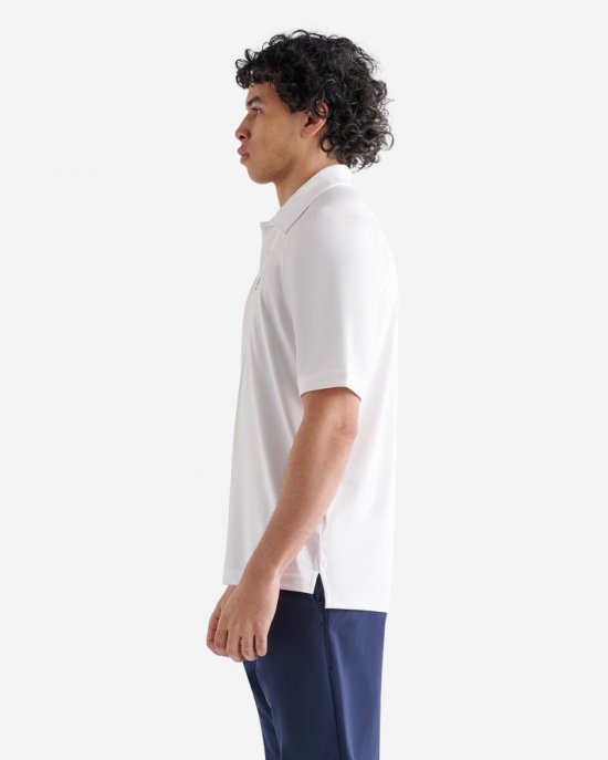 Roots Renew Short Sleeve Polo - WHITE