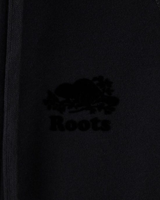 Roots Organic Capri Full Zip Hoodie - BLACK