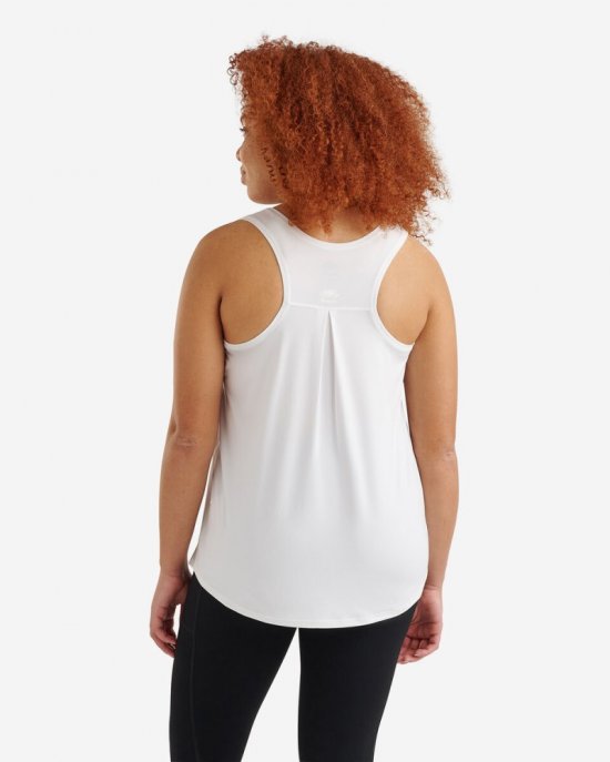 Roots Renew Racer Tank - WHITE
