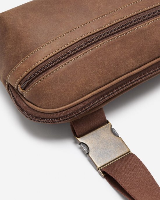 Roots Parkside Belt Bag Tribe - NATURAL