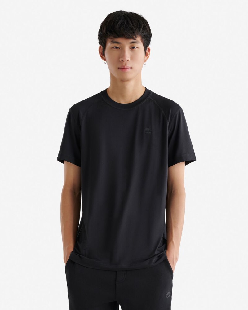 Roots Renew Short Sleeve T-Shirt - BLACK