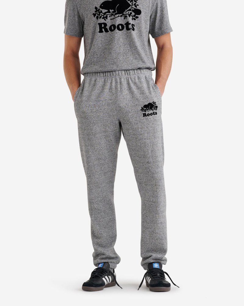 Roots Organic Original Sweatpant Short (29 Inch Inseam) - SALT & PEPPER