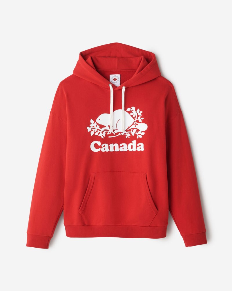 Roots Cooper Canada Kanga Hoodie - SAGE RED