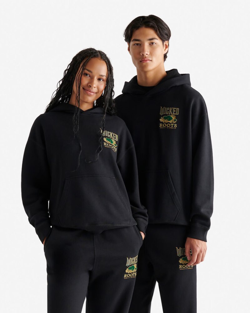 Roots X Wicked Relaxed Hoodie - BLACK