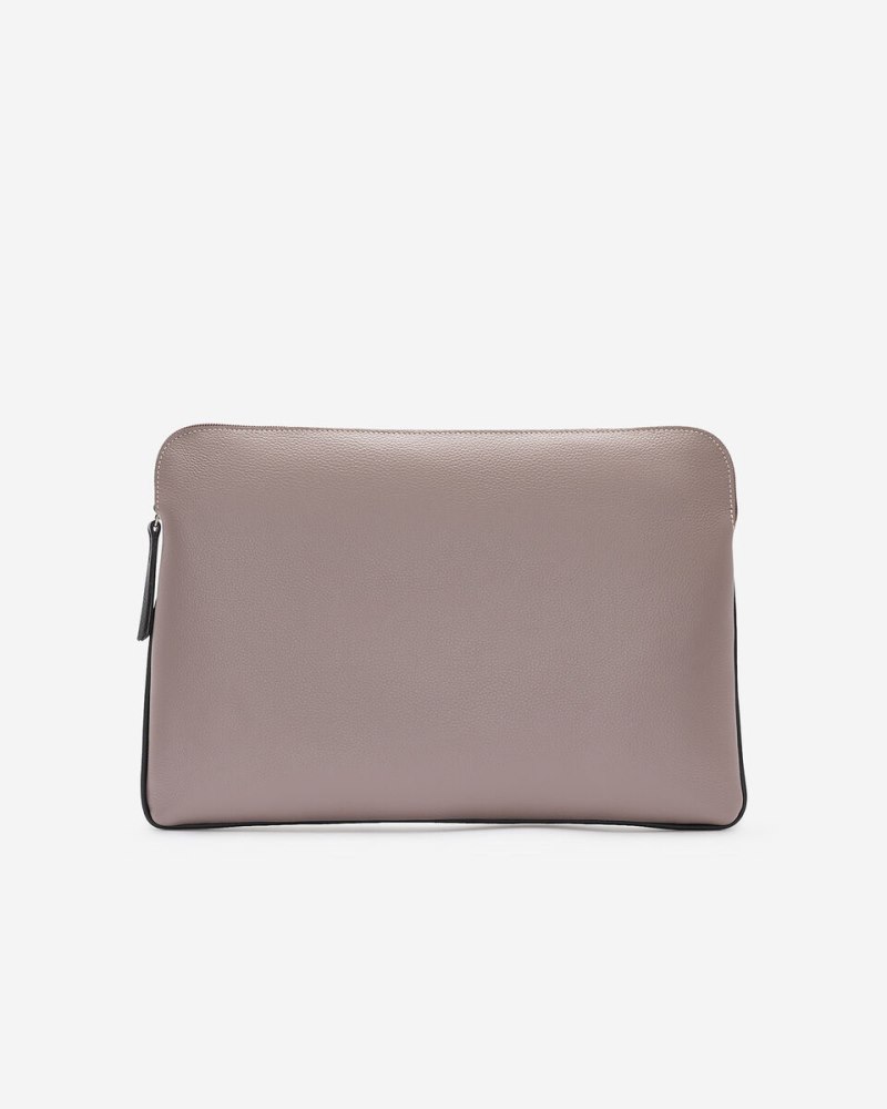 Roots Zip Laptop Sleeve Cervino - TAUPE/BLACK