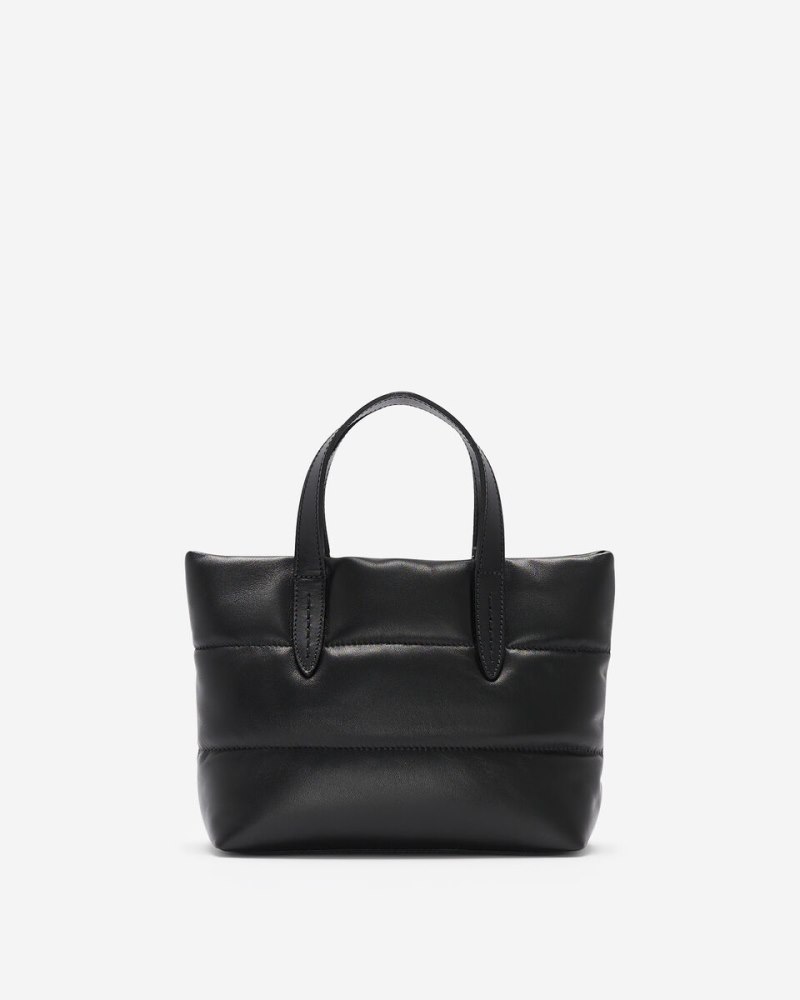 Roots Puff Small Carryall Crossbody - BLACK