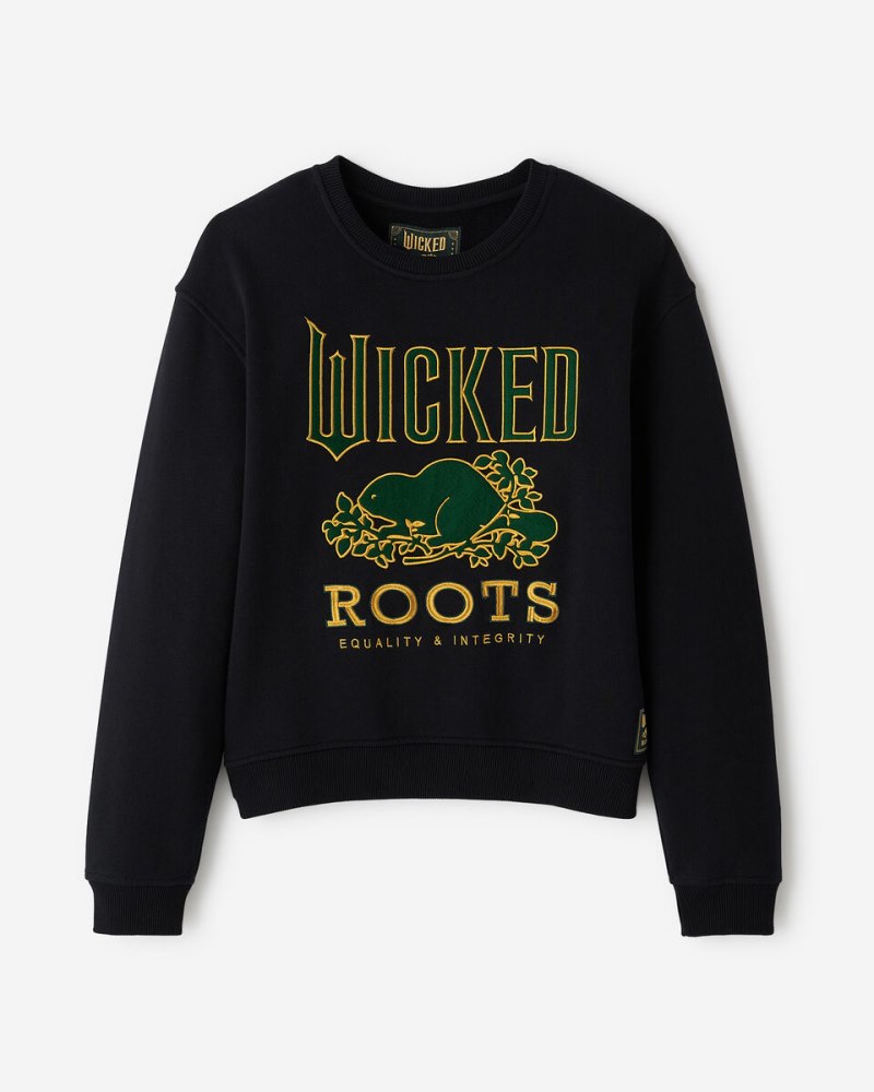 Roots X Wicked Relaxed Crew - BLACK