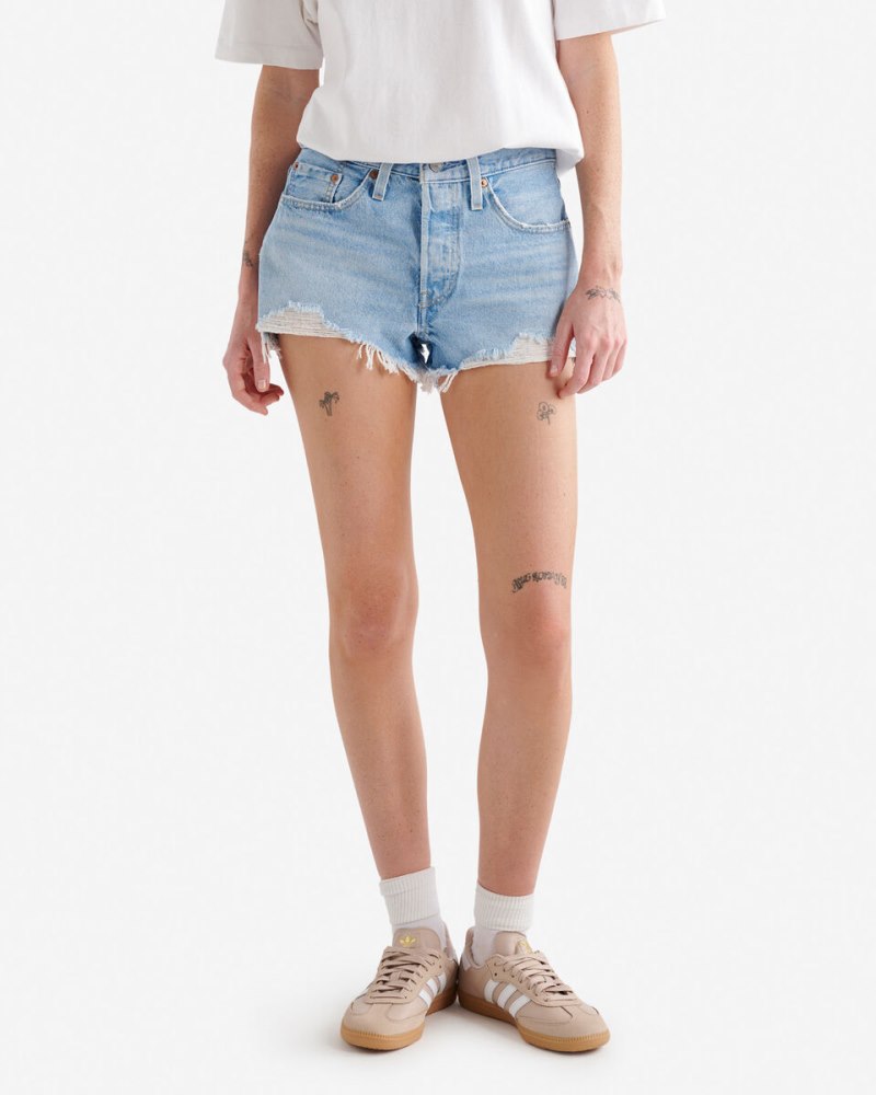 Roots Levi's 501® Original Womens Short - LIGHT BLUE