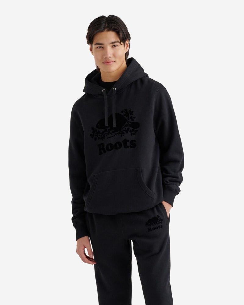 Roots Organic Original Kanga Hoodie - BLACK/BLACK