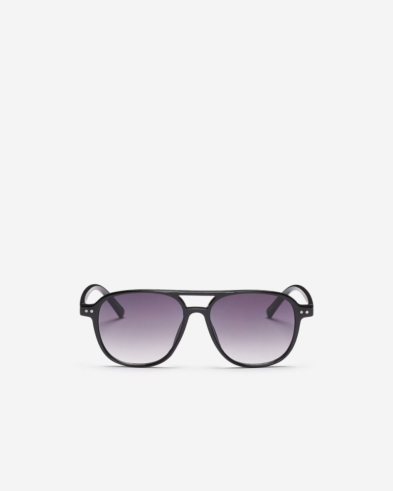 Roots Plastic Aviator - BLACK