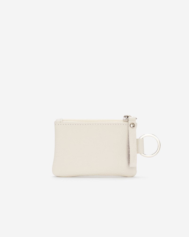 Roots Top Zip Pouch Cervino - IVORY