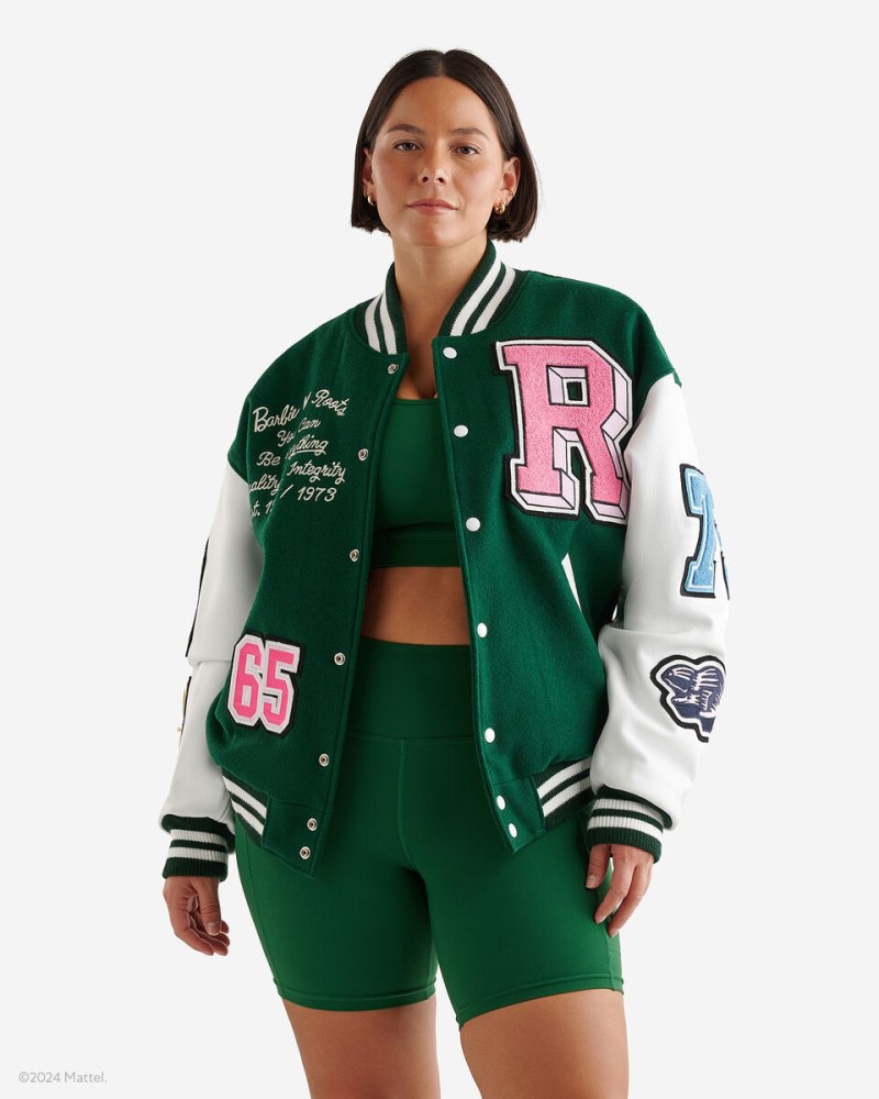 Roots Barbie™ X Roots 65 Varsity Jacket - PINE GROVE