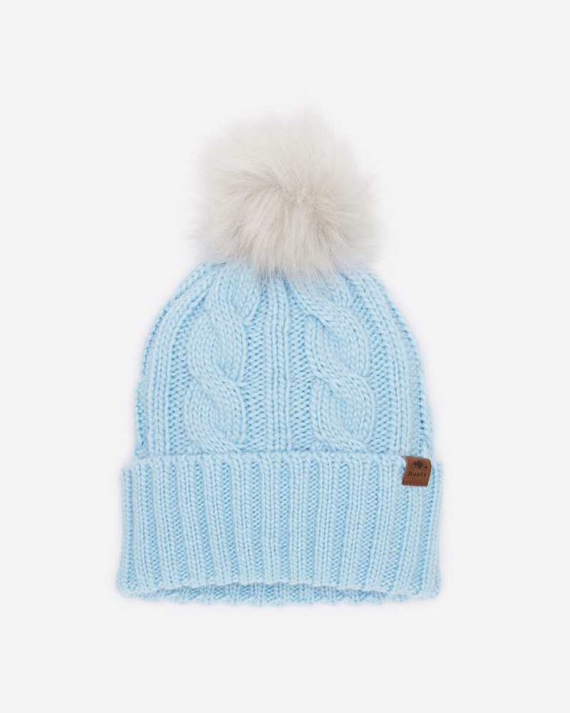 Roots Olivia Cable Toque - CLEAR SKY BLUE