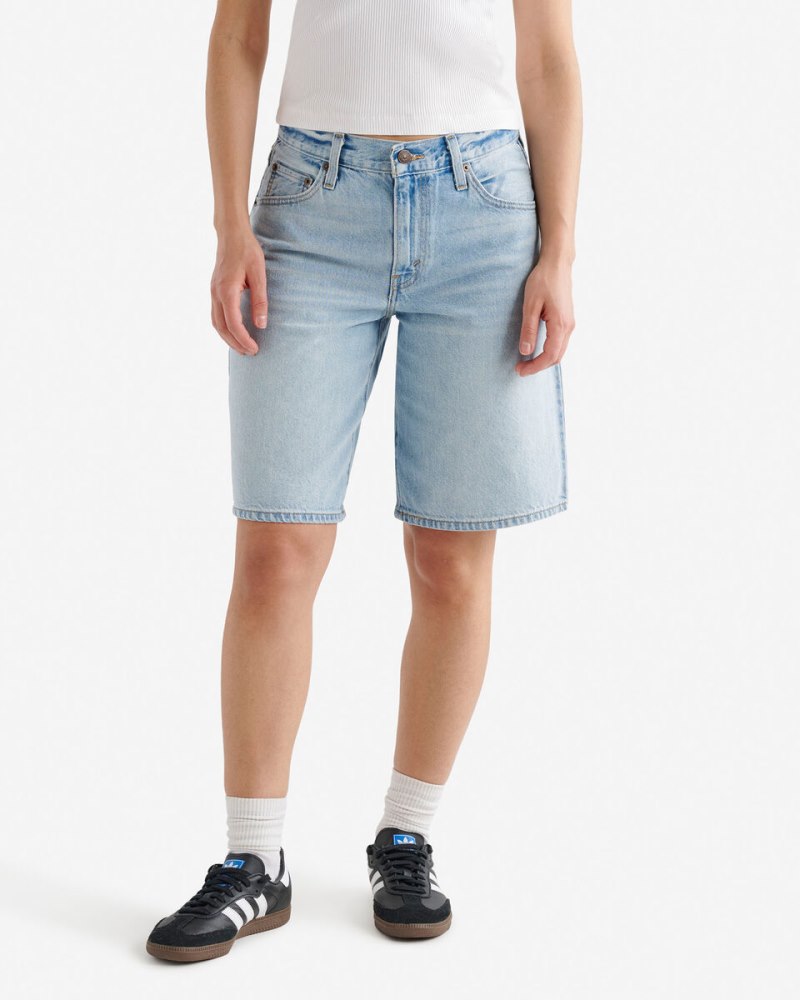 Roots Levi's Baggy Dad Womens Jort - LIGHT BLUE