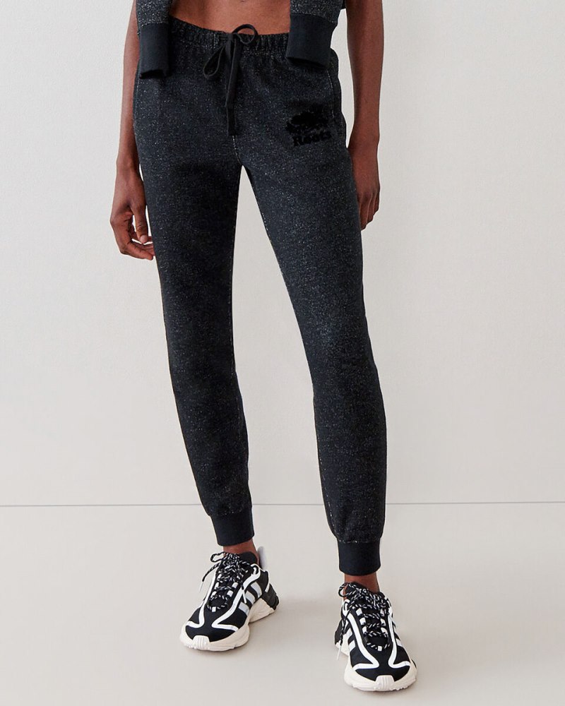 Roots Slim Cuff Sweatpant Short (26 Inch Inseam) - BLACK PEPPER