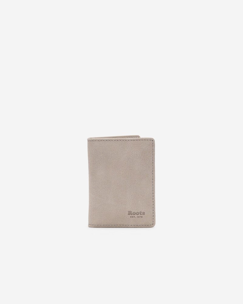 Roots Card Case With ID Tribe - STERLING GREY