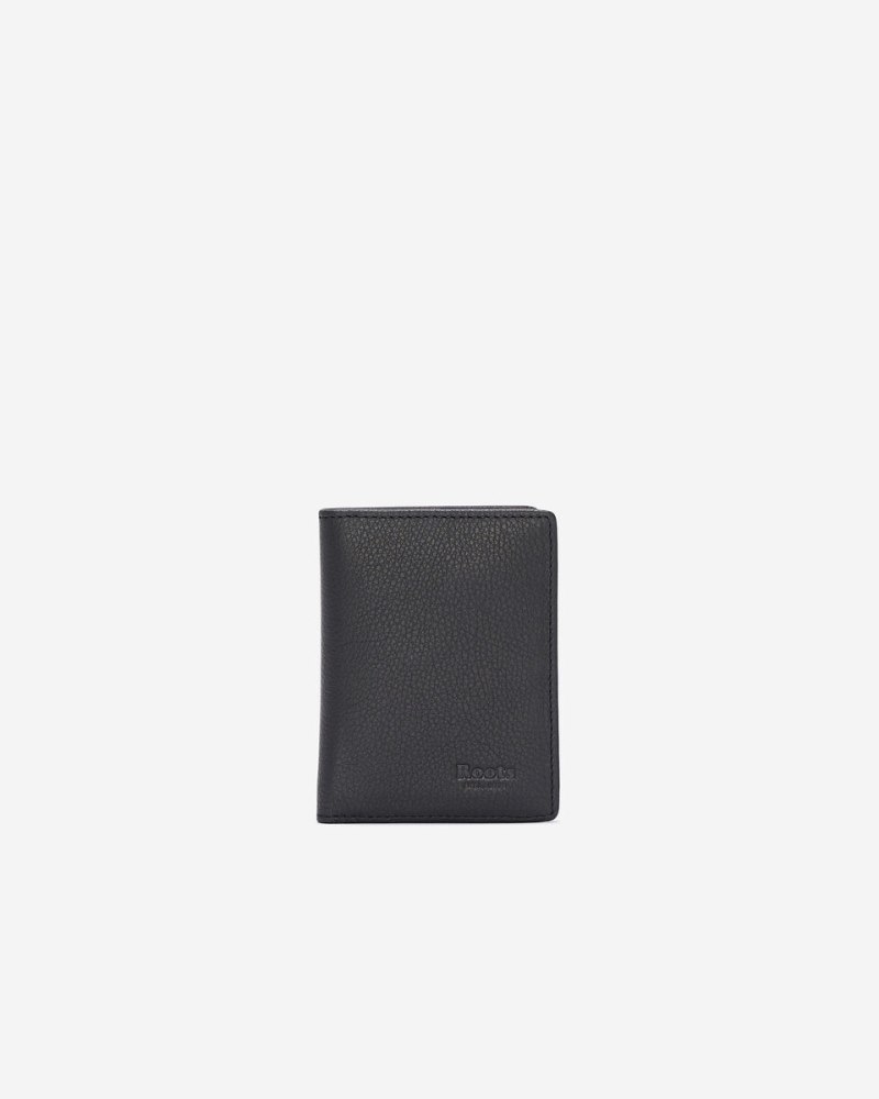 Roots Card Case With ID Prince - BLACK