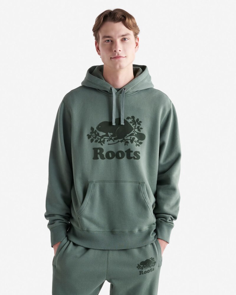 Roots Organic Original Kanga Hoodie - WREATH GREEN
