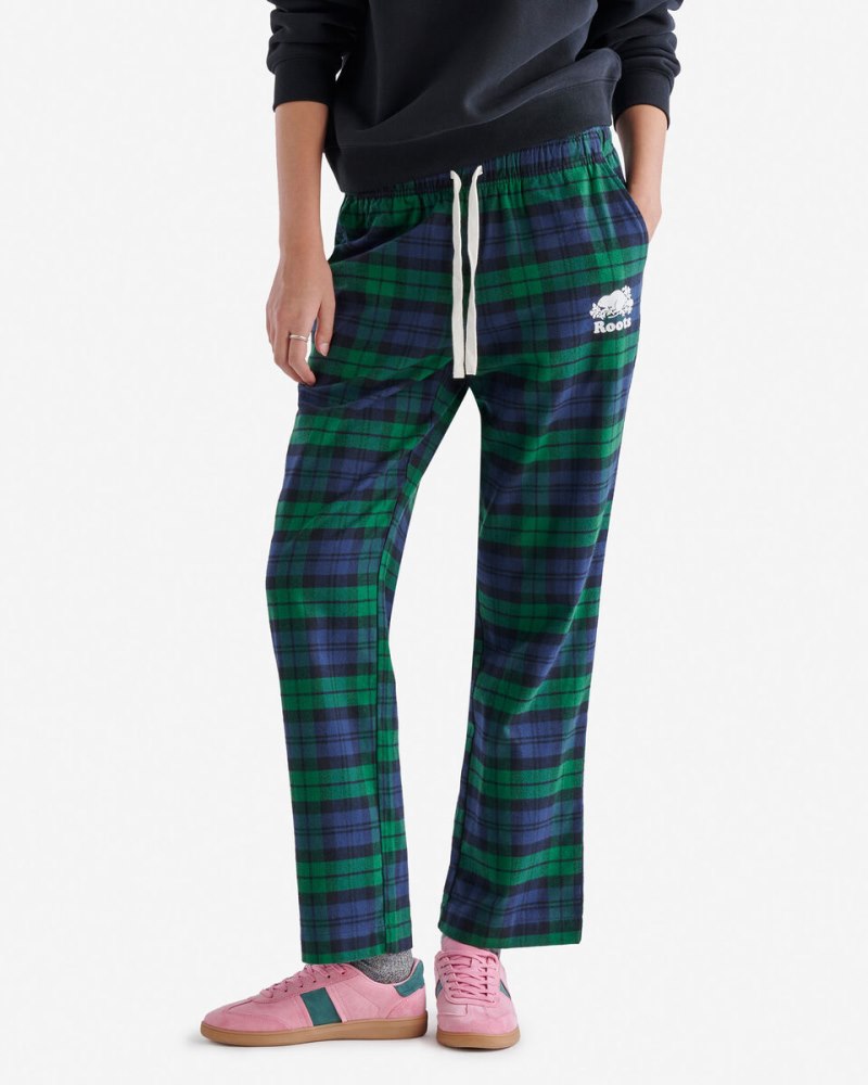 Roots Womens Inglenook Pajama Pant - BLACK WATCH