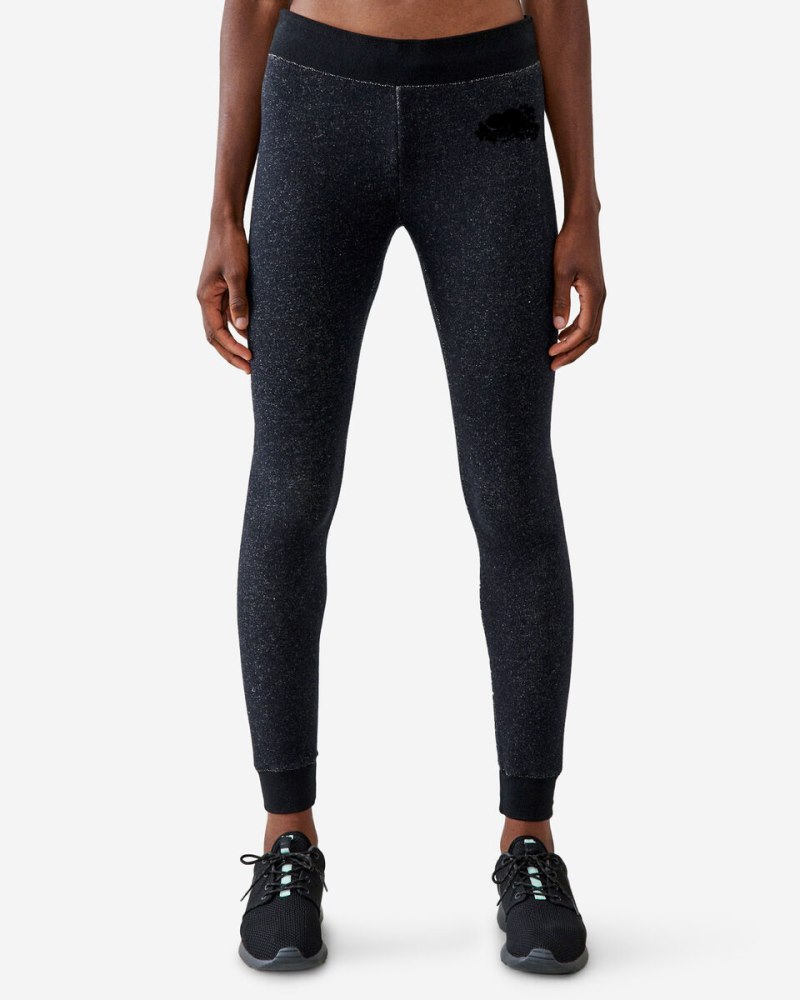 Roots Cozy Fleece Skinny Sweatpant - BLACK PEPPER