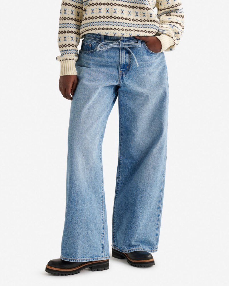 Roots Levi's Xl Straight Jeans - MEDIUM BLUE