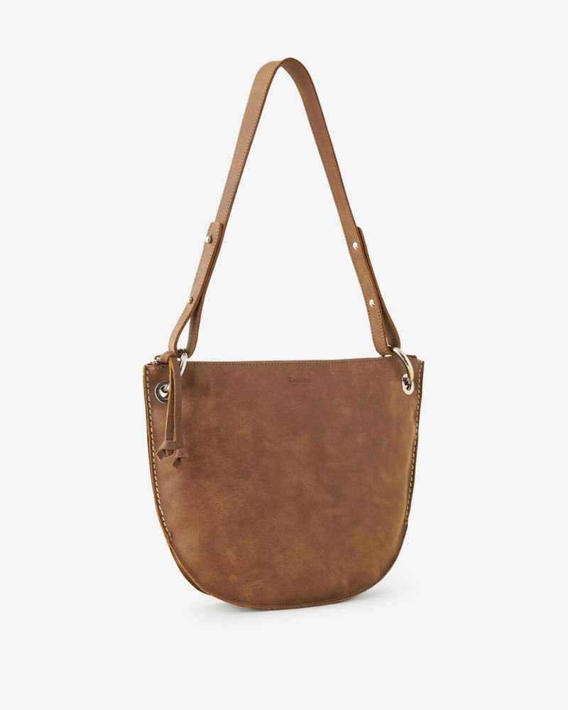 Roots Edie Shoulder Bag Tribe - NATURAL