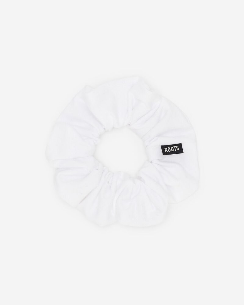 Roots Renew Scrunchie - WHITE