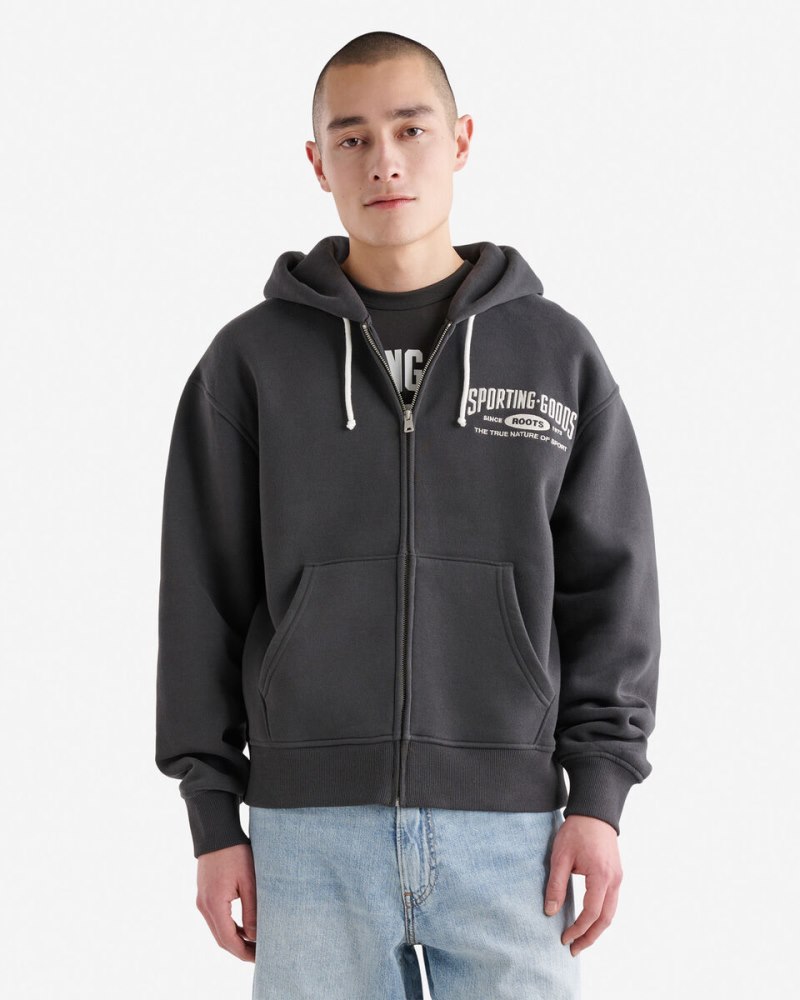 Roots Sporting Goods 99 Zip Hoodie - RAVEN