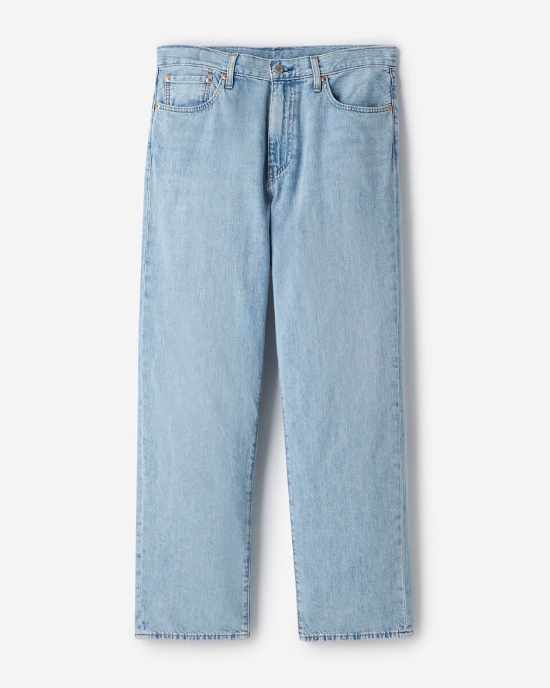 Roots Levi's 568 Mens Loose Straight Jeans    - LIGHT DENIM