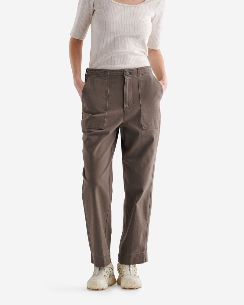 Roots Miette Utility Pant - ACORN BROWN