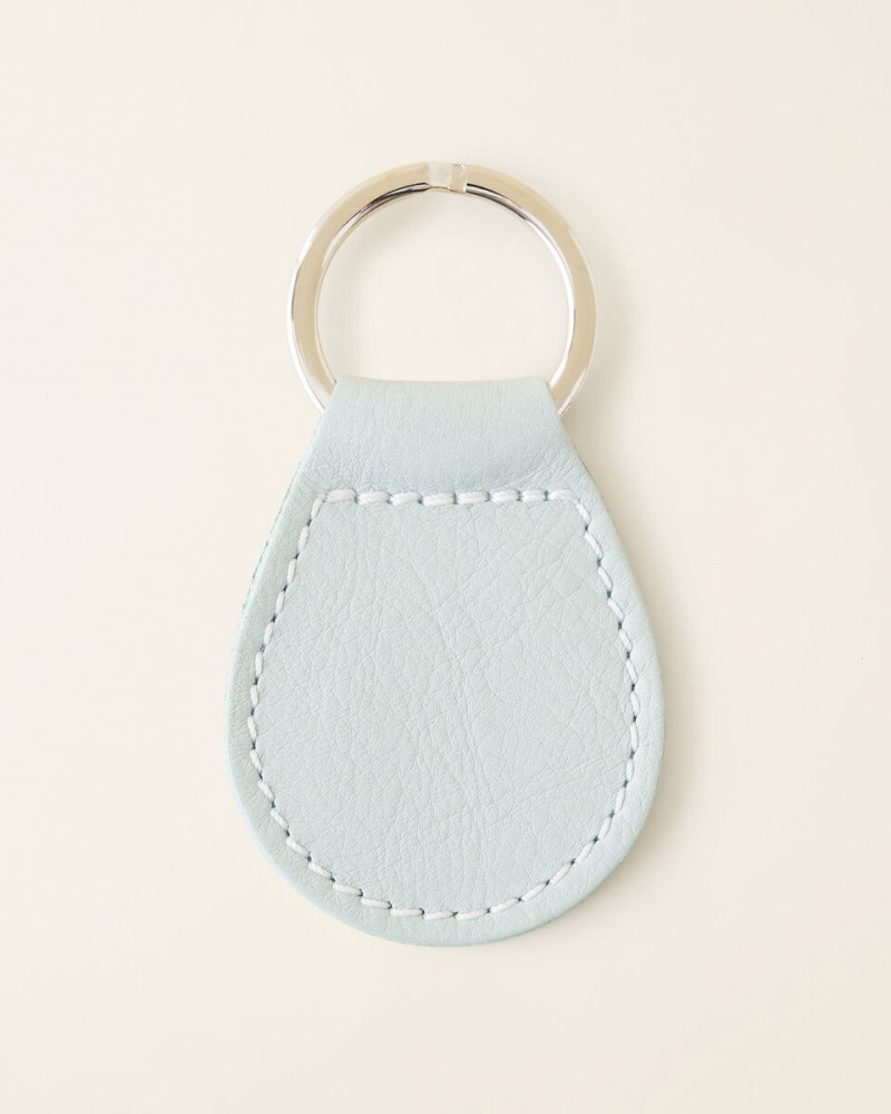 Roots Upcycle Key Ring Cloud - PALE AQUA
